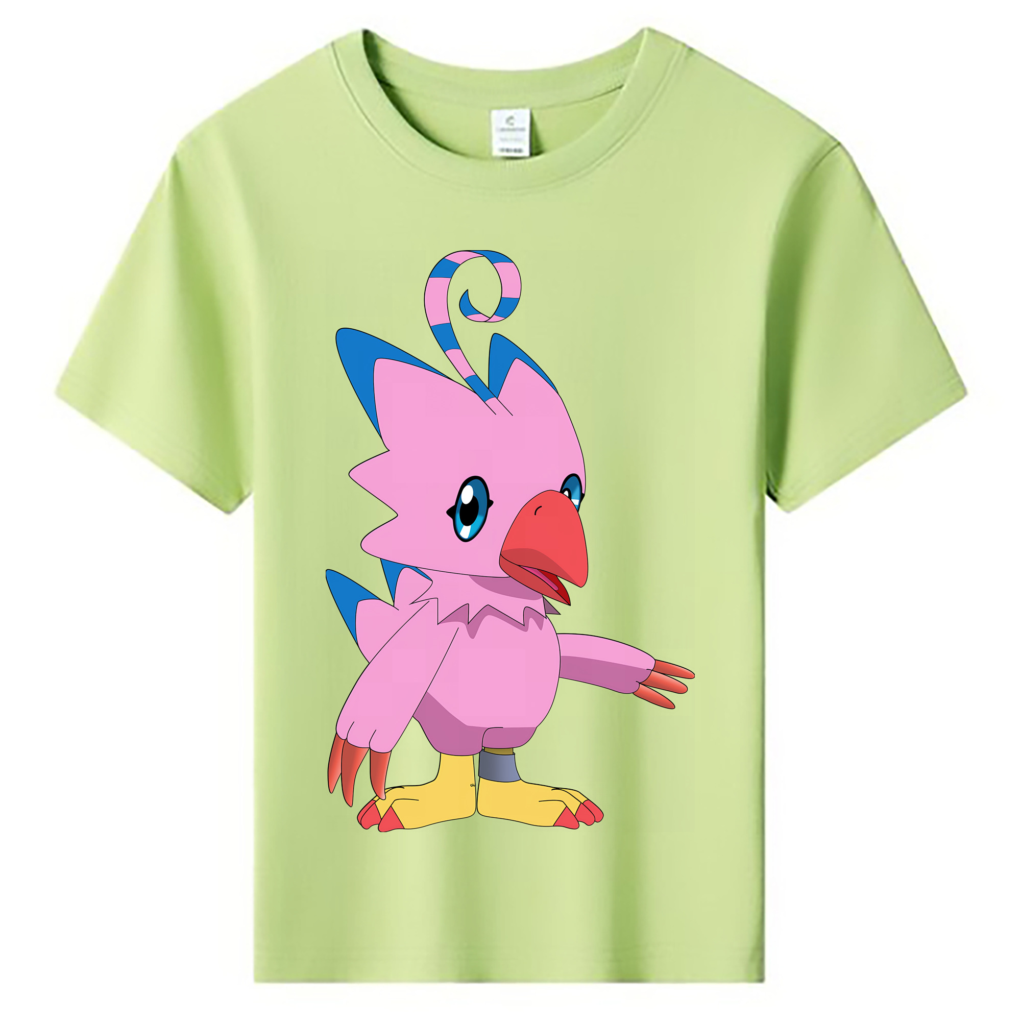 （画像用） Digimon デジタルモンスター/デジモン 綿100％キッズTシャツ（フロントプリント）